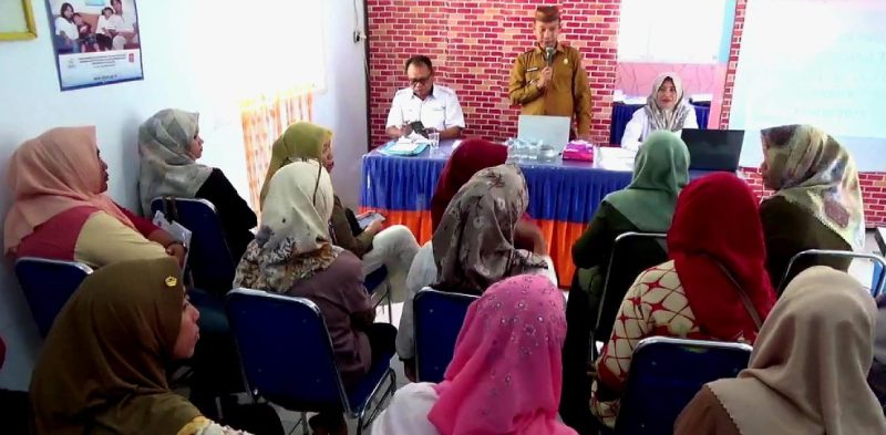 Suasana kegiatan pembukaan penyuluhan program bangga kencana tahap 1 tingkat kecamatan Kabila. Foto/Hikma